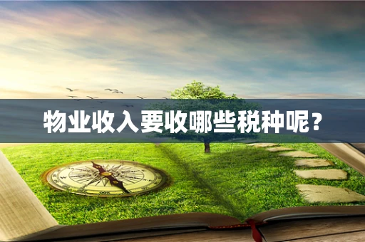 物业收入要收哪些税种呢？