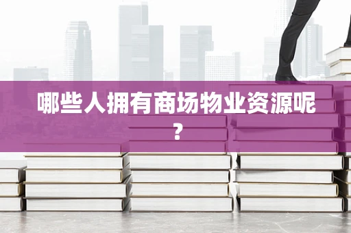 哪些人拥有商场物业资源呢？