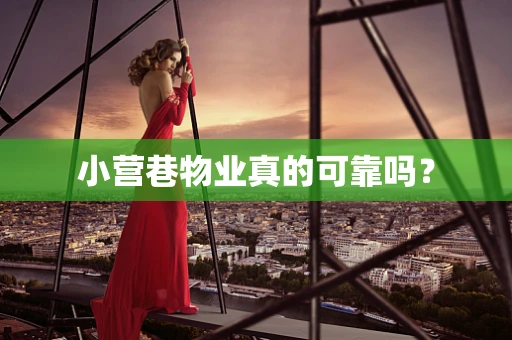 小营巷物业真的可靠吗？