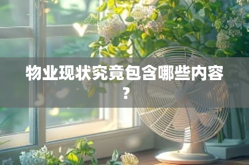 物业现状究竟包含哪些内容？