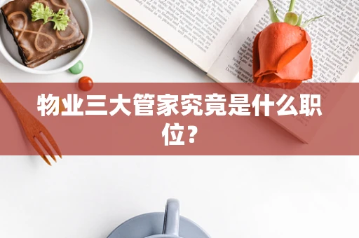 物业三大管家究竟是什么职位？