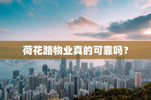 荷花路物业真的可靠吗？