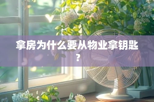 拿房为什么要从物业拿钥匙？