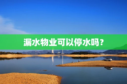 漏水物业可以停水吗？