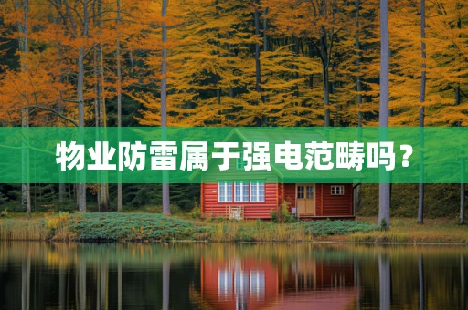 物业防雷属于强电范畴吗？
