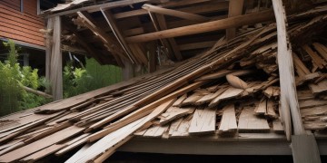 车棚被刮掉，物业会负责安装吗？