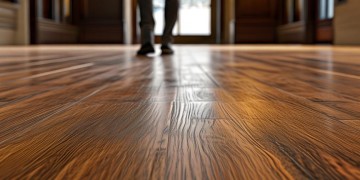 物业进门看地板，这样做好吗？