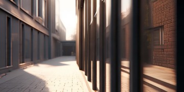 物业会擦楼道玻璃吗？