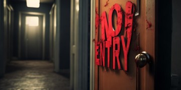 物业不让回家，堵门可以吗？