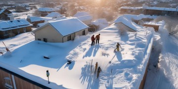 下雪后小区顶层的清理等工作物业负责吗？