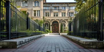 物业真的不得遮挡大门通道吗？