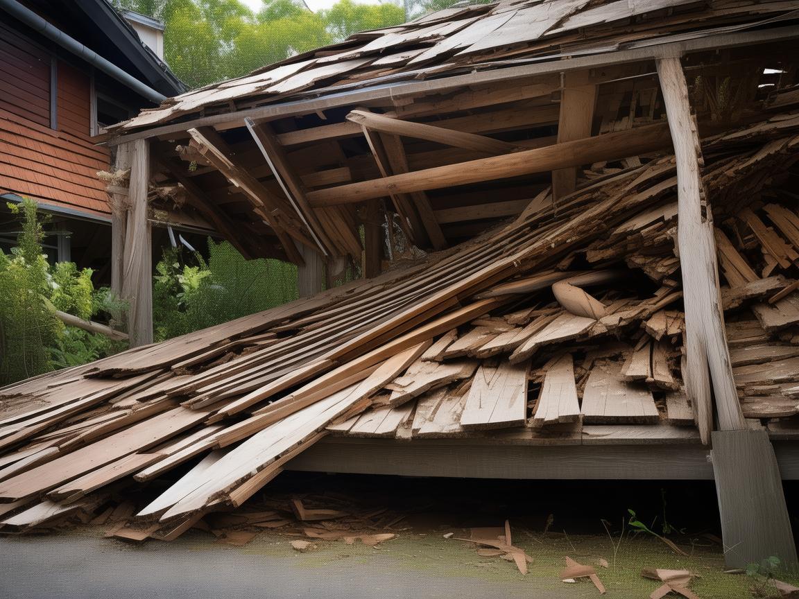 车棚被刮掉，物业会负责安装吗？