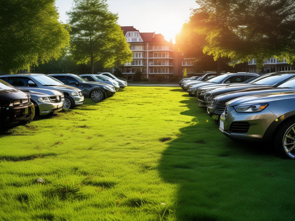 小区草坪被物业用作停车，物业要负责吗？